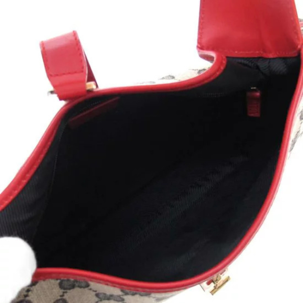 Gucci Jackie Hobo bag signature GG canvas red - Picture 3 of 9